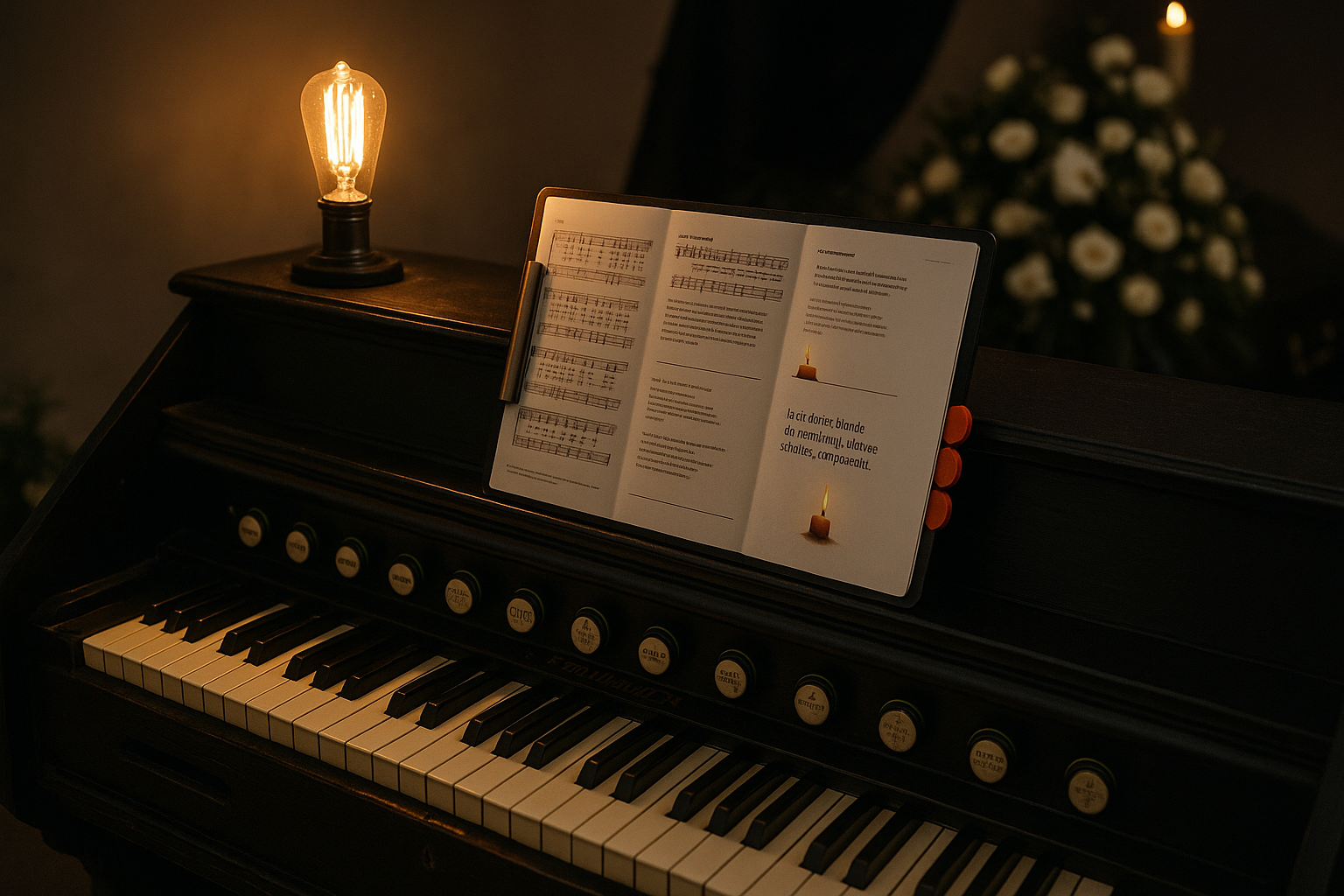 Harmonium Matthias Eiban Beerdigung